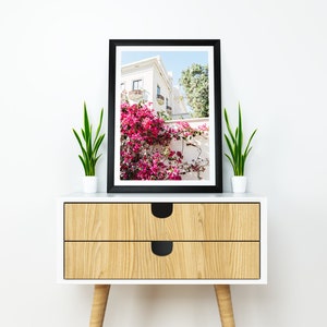 Floral White Building Photo, San Francisco Print, Architecture Photo, Window Print image 3