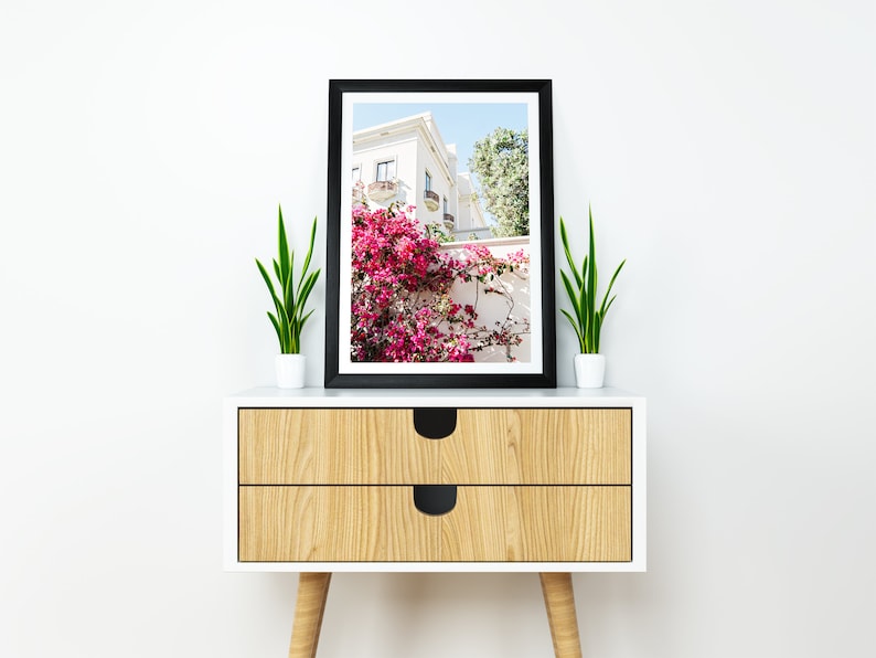 Floral White Building Photo, San Francisco Print, Architecture Photo, Window Print image 3