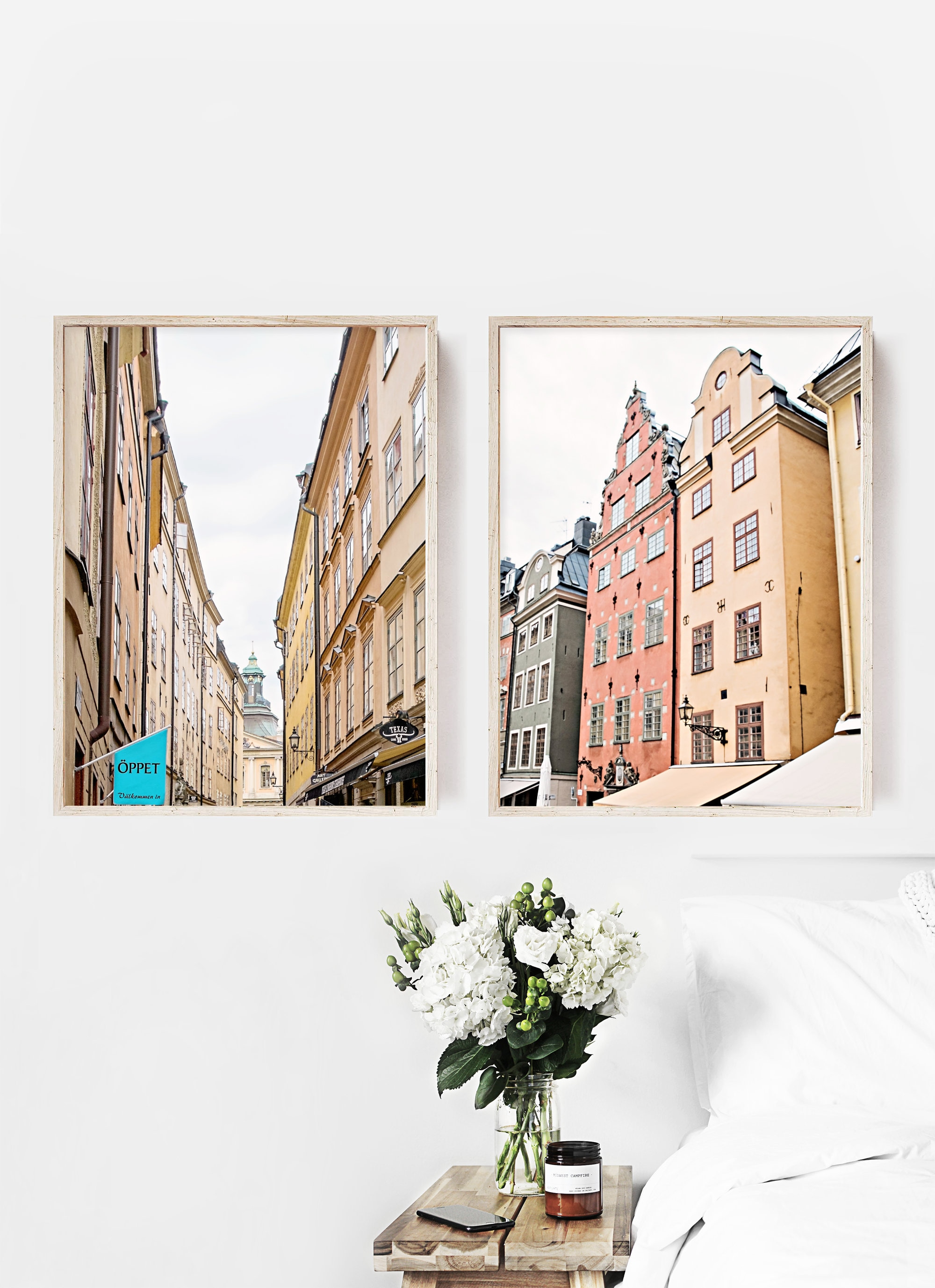 Scandinavian Decor Nordic Decor City Wall Art Swedish - Etsy