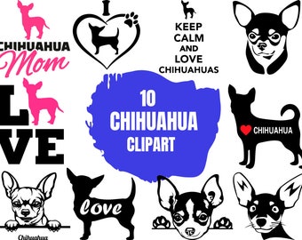 Chihuahua Mom Svg Etsy