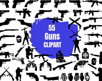 Download Gun Monogram Svg Etsy