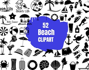 Beach Monogram Svg Etsy