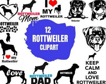 Rottweiler Svg Etsy