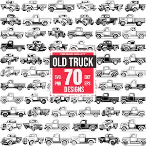 Old Truck Svg Bundle, Old Truck png, Vintage Truck svg, Farm Truck svg, Classic Truck svg, Retro Truck svg, Old Pickup svg, Farm Vehicle svg