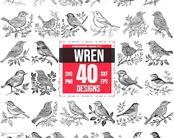 Winterkoninkje Svg-bundel, winterkoninkje clipart, bosvogel svg, winterkoninkje vector, schattig winterkoninkje svg, winterkoninkje illustratie, winterkoninkje afbeelding, kleine vogel svg, bosvogel