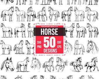 Horse Svg Bundle, Horse png, Horse dxf, Running Horse svg, Wild Horse svg, Galloping Horse svg, Horse Outline, Horse Head svg, Rustic Horse