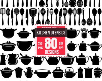 Keukengerei Svg bundel, kookgerei png, gebruiksvoorwerp clipart, culinaire svg, keukengerei png, chef-kok tools svg, keukengerei png