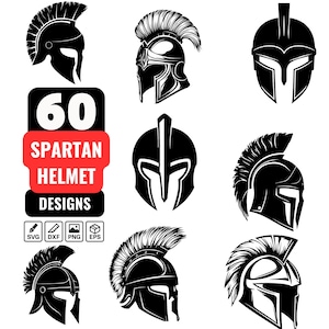 Spartan Helmet Svg Bundle, Greek Helmet svg, Spartan Armor svg, Ancient Warrior svg, Gladiator Helmet svg,Spartan Emblem,Warrior Helmet