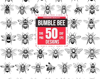 Bumble bee Svg Bundle, Bumble bee clipart, Bumble bee Png, Bumble bee Dxf, Insect Svg, Bee illustration, Bee art, Bee tattoo Svg, Bee vector