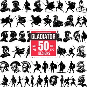 Gladiator Svg Bundle, Gladiator png, Roman Warrior svg, Gladiator Illustration, Roman Soldier, Gladiator Armor, Colosseum, Gladiator Fight