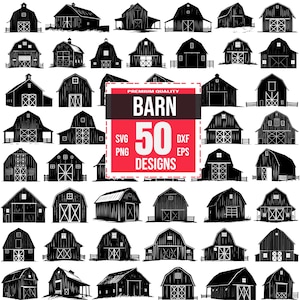 Barn Svg Bundle, Vintage Barn svg, Farm Barn svg, Farmhouse svg, Barn Illustration, Country Barn, Barn Outline, Farm Life, Barn Printable