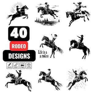 Rodeo Svg Bundle, Rodeo png, Bull Riding svg, Western svg, Rodeo Illustration, Rodeo Show svg, Rodeo Monogram, Rodeo Rider svg,Wild West svg