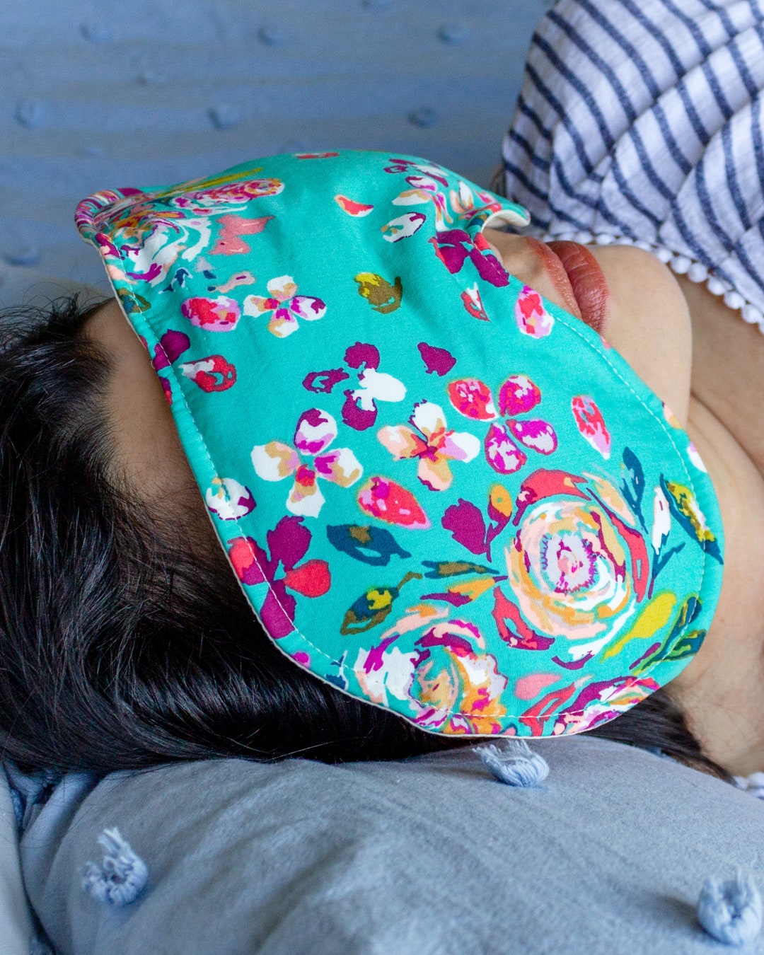 Scented Lavender Eye Pillow, Headache Relief, Aromatherapy Sleep