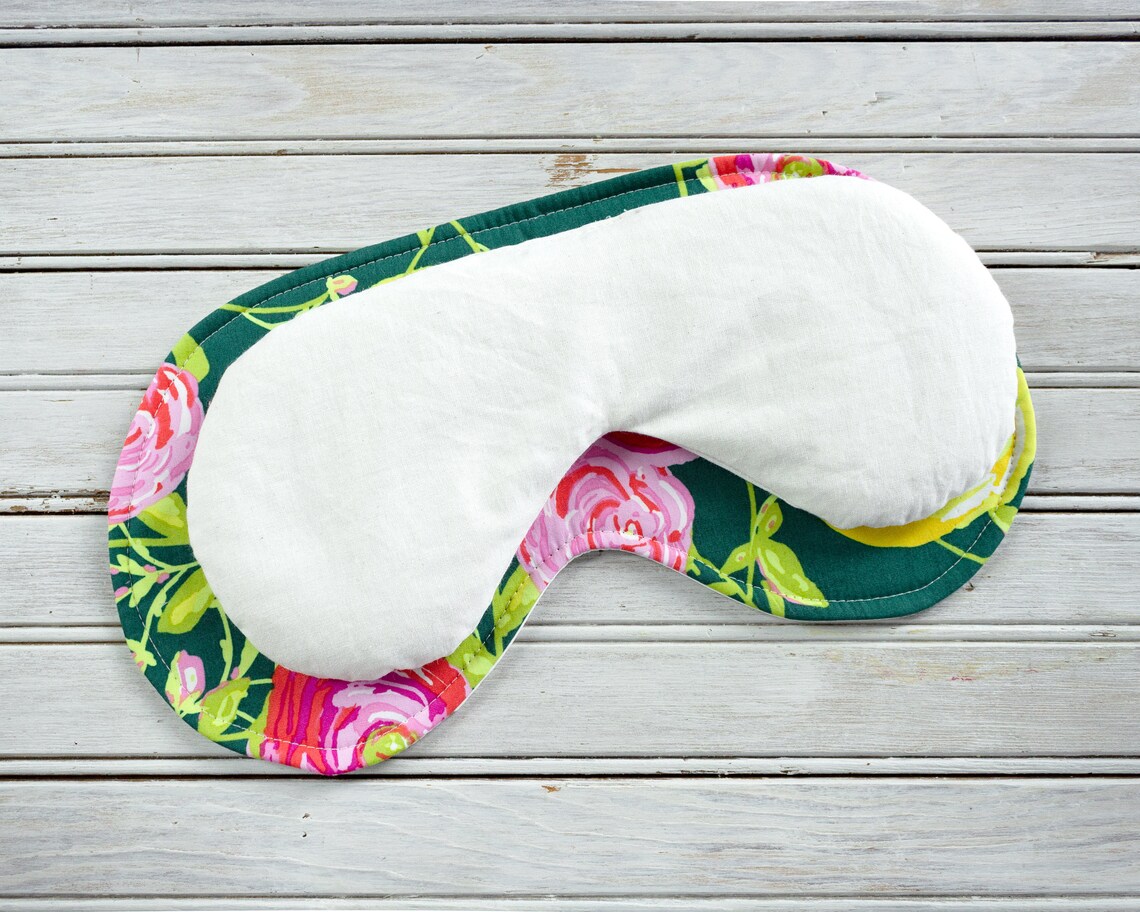 Large Weighted Eye Mask Lavender Sleeping Mask Headache Etsy Australia