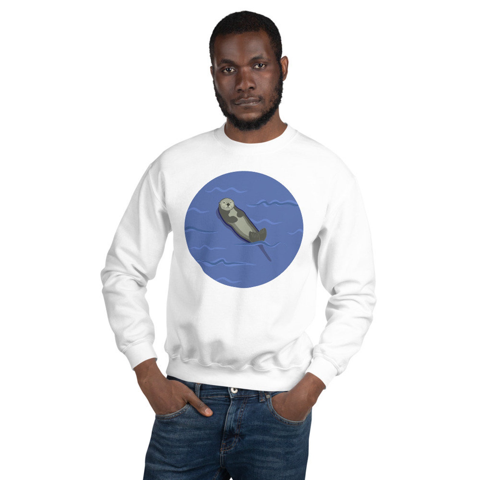 Sea Otter Unisex Sweatshirt | Etsy