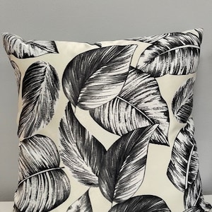 Tropical Leaf print pillow cover