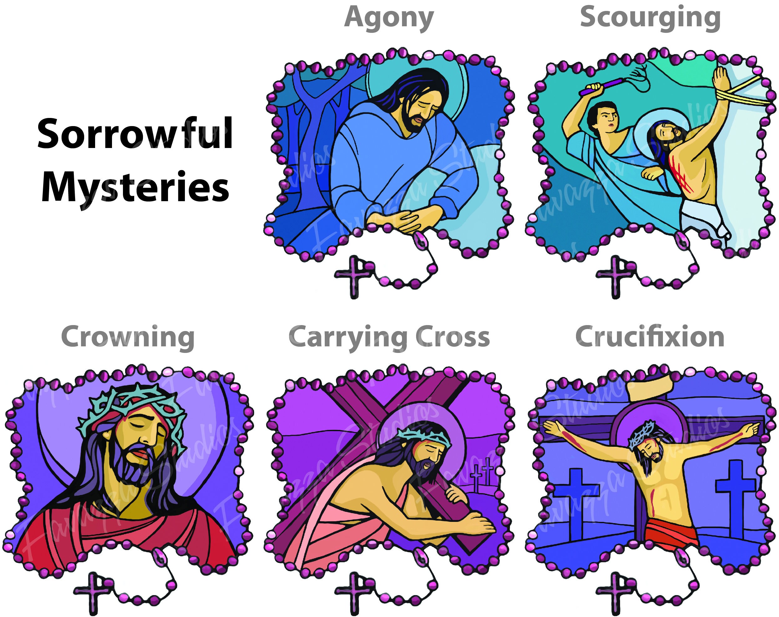 Sorrowful mysteries sale