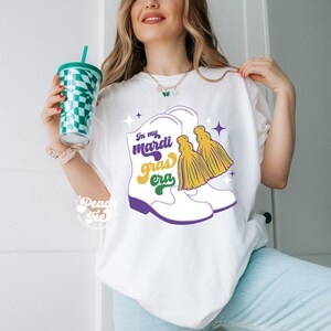 mardi gras majorette boots shirt