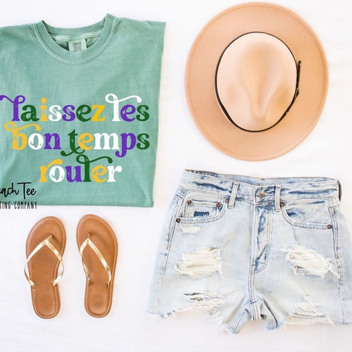 comfort colors mardi gras shirt