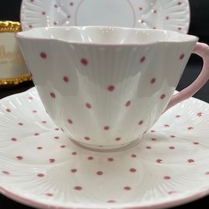 Shelley Dainty Pink Polka Dots Trio Set