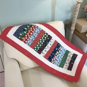Handmade Quilted Christmas Table Runner