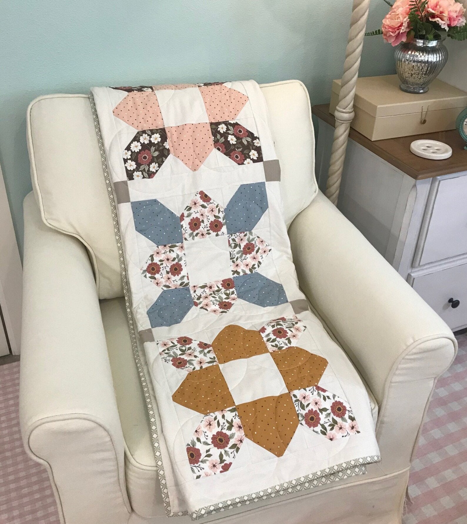 Modern Handmade Quilt Etsy