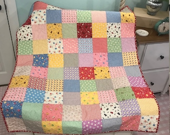 Patchwork - Reproduction Print Handmade Quilt