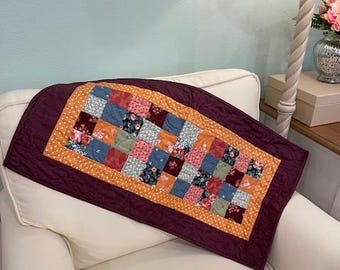 Quilted Patchwork Table Runner - Handmade