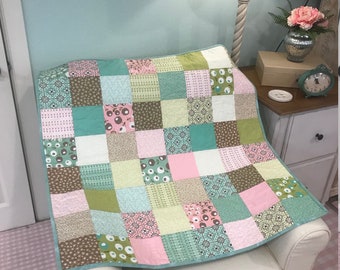 Pastel Patchwork Quilt