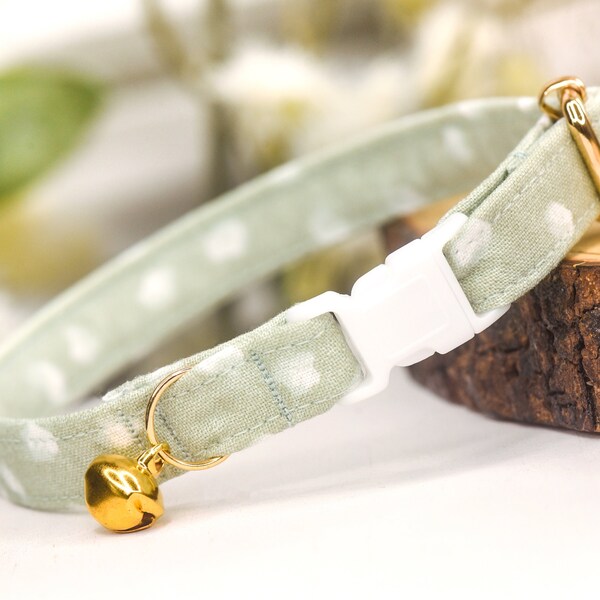 Polka Dot Cat Collar Etsy