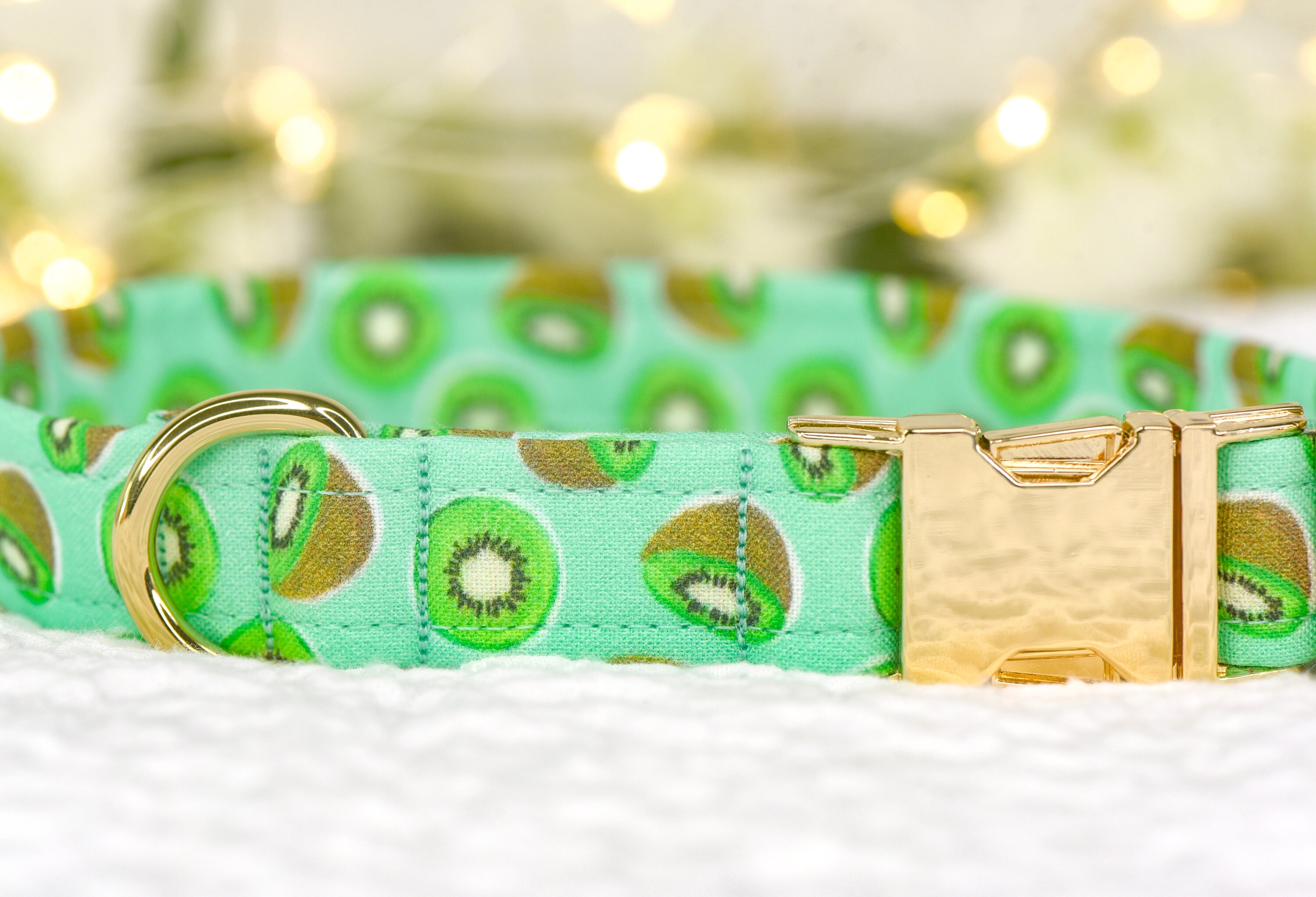 Kiwi Dog Collar Designer Dog Collar with Kiwis Fruit Dog Etsy España