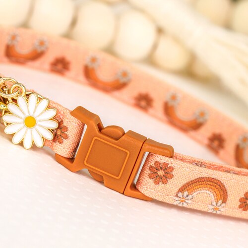 Clementine Cat Collar Breakaway Adjustable Kitten Collar With Etsy