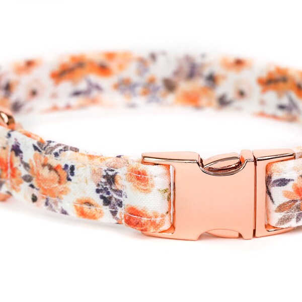 Peach Boho Dog Collar Etsy