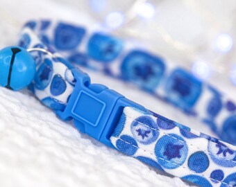 blueberry adjustable breakaway cat collar