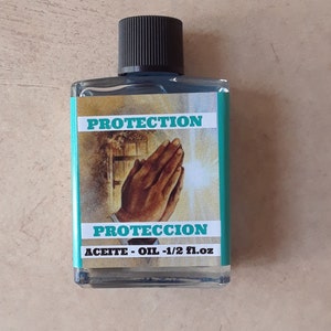 Protection Oil (Proteccion Aceite), 1/2 oz Metaphysical Spiritual Oil, Ritual Meditation Anointing Oil