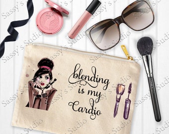Make-up Tasche Sublimation, Kosmetiktasche Design. Make-up PNG, Make-up ClipArt, Sublimation Design, digitales Design
