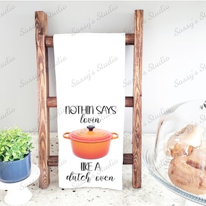 Tea Towel, Dutch Oven PNG, Kitchen, Housewarming Gift, Instant Download, Digital Design