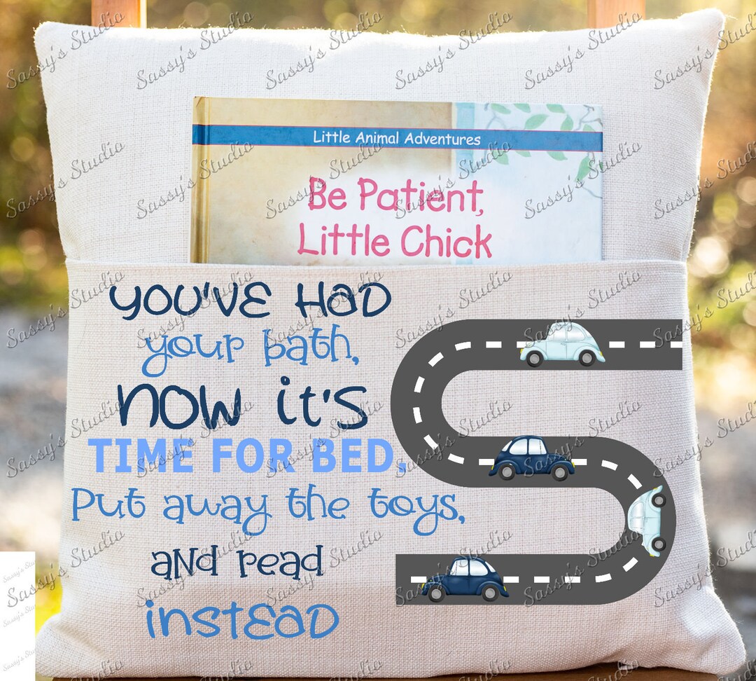 You've Had Your Bath Now It's Time for Bed Sublimation, Pocket Pillow ...