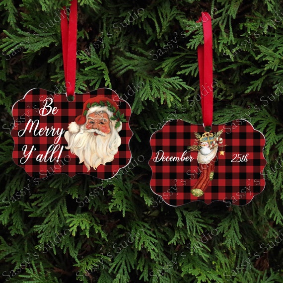 DIGITAL Sublimation Christmas Family Ornament PNG / Benelux 