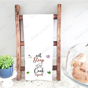 Toalla de té, Cocina PNG, Cocinero, Diseño de sublimación, Descarga instantánea, Diseño digital
