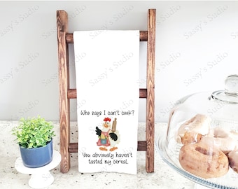 Tea Towel, Chicken PNG, Kitchen, Vintage, Sublimation Design, Instant Download, Digital Design