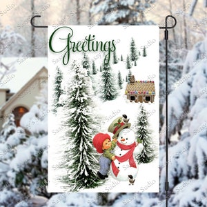 Greetings, Christmas Sublimation, Snowman PNG. Gingerbread House Clip Art, Digital Download
