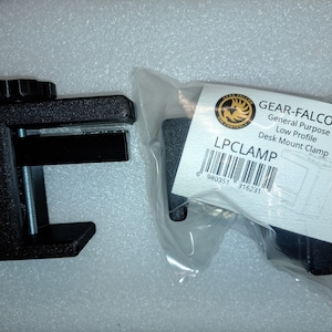 Desk Mount Clamp, Low Profile, General Purpose