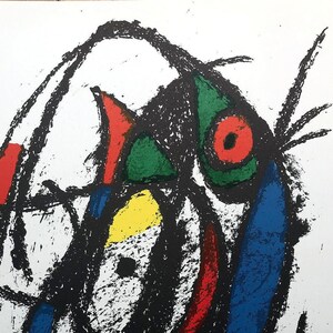 Joan Miró - Original Colour Lithograph 1975