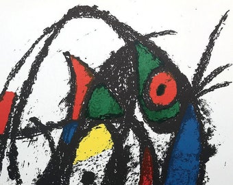 Joan Miró - Original Colour Lithograph 1975