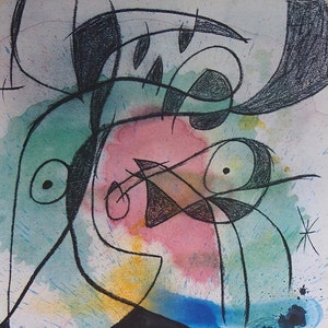 Joan Miró  – Original Artist Poster 1982