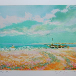 Claude Manoukin - Original Hand Signed Lithograph