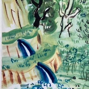 RAOUL DUFY - Lithograph 1950
