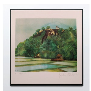 Gunter Walz - Hand Signed Lithograph 1985
