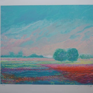 Jean Fernand - Original Hand Signed Lithograph 1980&#39;s